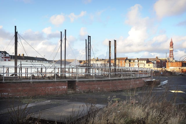 The gasometers on Blundell Street, which were demolished to make way for a housing development