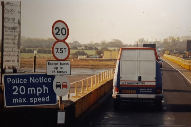 A 20mph speed limit was in force in this photo, October 1990. Is that your van?
