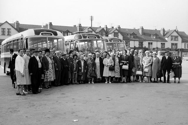 Shirebrook's Market Hotel outing in 1965