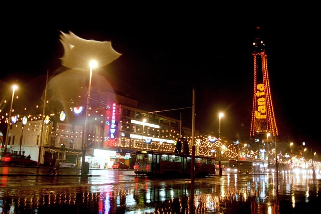 Blackpool Tower all lit up, this time advertising Fanta in 1997. So many memories about our stunning tower - and playing first one to spot it from the M55