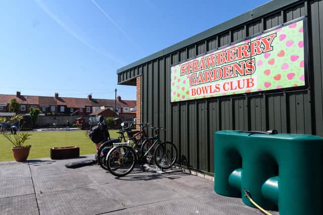 The club house at Strawberry Gardens Bowling Club in Fleetwood. Photo: Kelvin Stuttard
