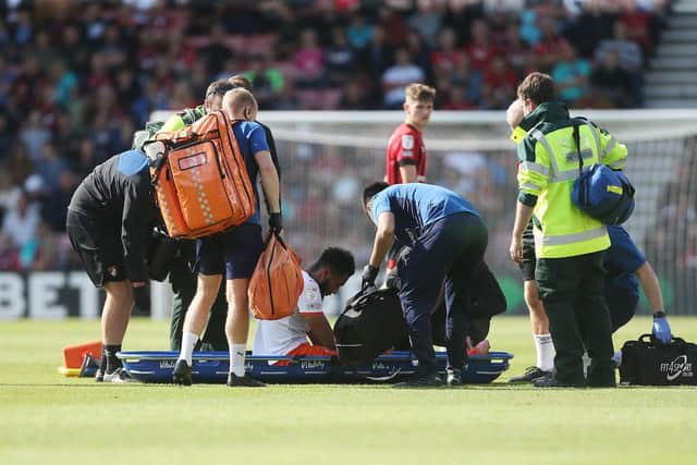 Ward ruptured his achilles tendon in the game against Bournemouth in August