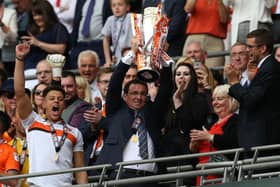Gary Bowyer helped Blackpool to League Two play-off success (Photo by Barrington Coombs/Getty Images)