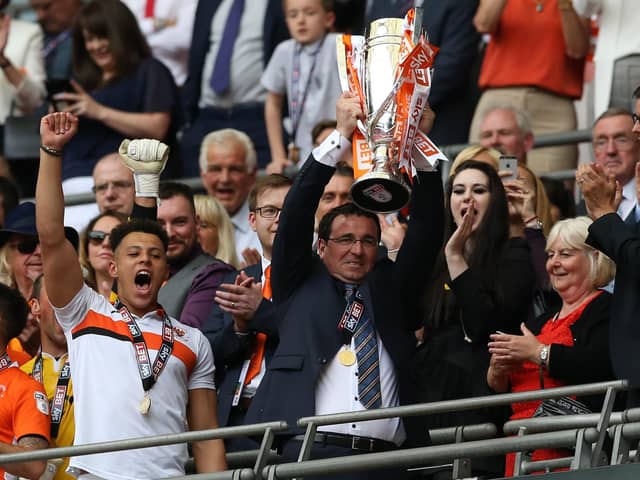 Gary Bowyer helped Blackpool to League Two play-off success (Photo by Barrington Coombs/Getty Images)