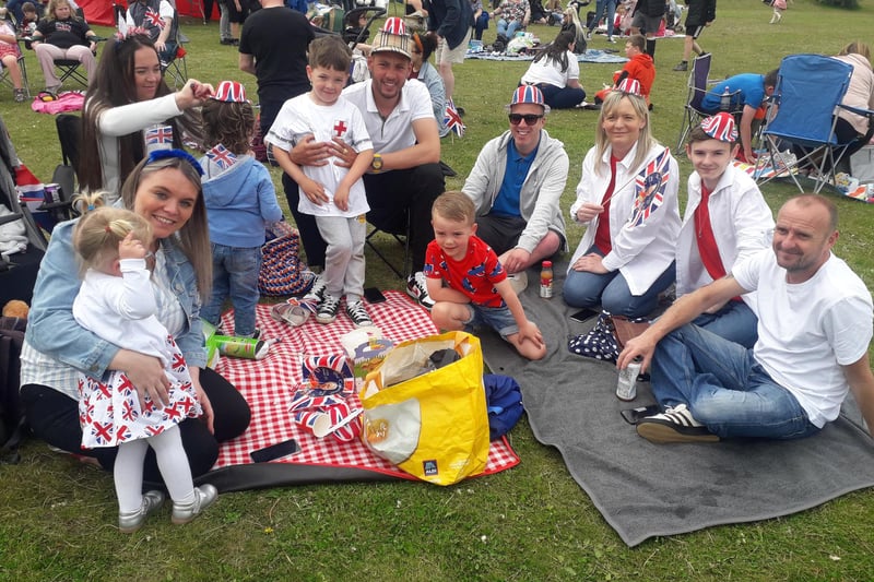 The Ham and O'Connor families celebrate Fleetwood's big Coronation Fun Day