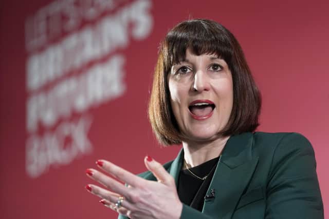Shadow Chancellor Rachel Reeves is visiting Blackpool.  (Photo by Stefan Rousseau/PA Wire)