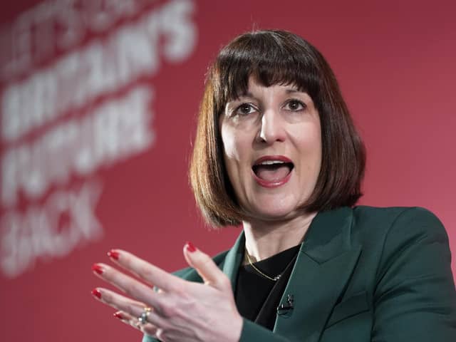 Shadow Chancellor Rachel Reeves is visiting Blackpool  (Photo by Stefan Rousseau/PA Wire)