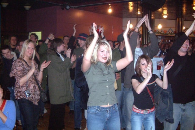 Crowds in the Tower Lounge, 2003