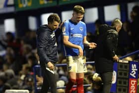 Danny Cowley, left, has ruled out a return to Portsmouth for striker George Hirst