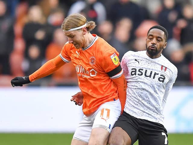 Josh Bowler was kept quiet in the main as Blackpool failed to breach Rotherham's backline