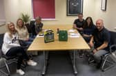 The team at Questa Financial at the Whitehills Business Park have installed a defibrillator at their offices for anyone in cardiac arrest on the estate to use