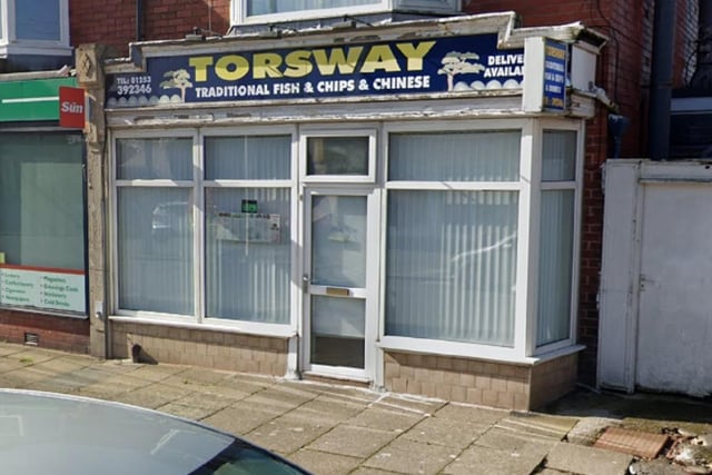 Torsway Fish and Chips at 41 Torsway Avenue, Blackpool, was given a three-star rating on May 11