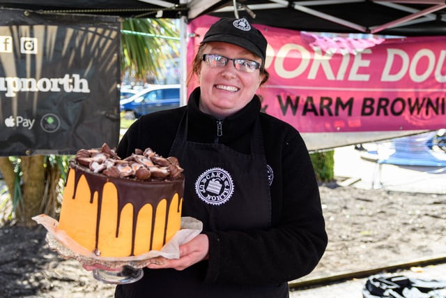 Vikki Clarke from Cake Up North at St Anne's Food and Drink Festival 2022. Photo: Kelvin Stuttard