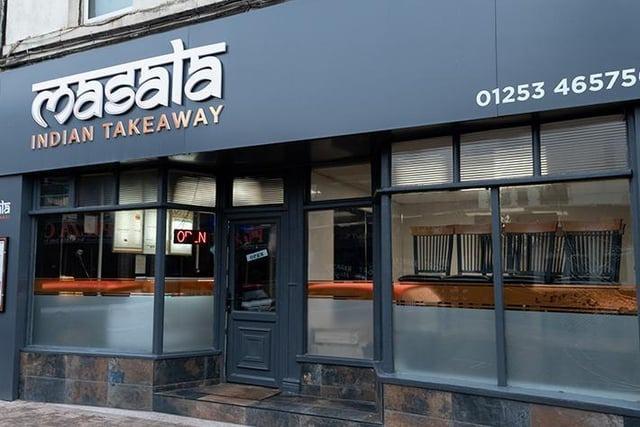 Masala, a takeaway at 62-66 Abingdon Street, Blackpool was given the score after assessment on October 19, the Food Standards Agency's website shows.