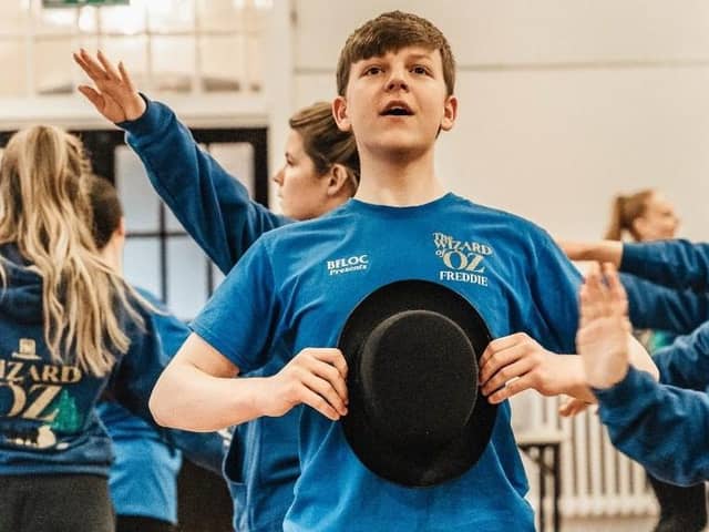 Blackpool & Fylde Light Opera Company in rehearsals for The Wizard of Oz at Blackpool Grand this May