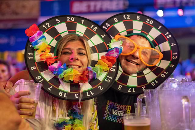 World Matchplay Darts at Blackpool Winter Gardens.