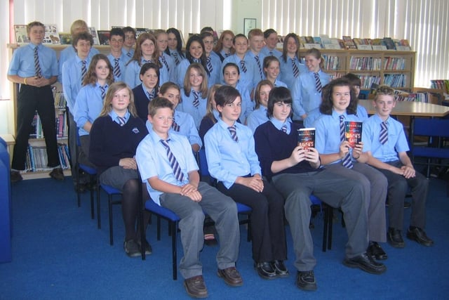 Children from Garstang High School who took part in the recent "big read"