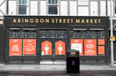 The front doors of Abingdon Street Market. Photo: Kelvin Stuttard