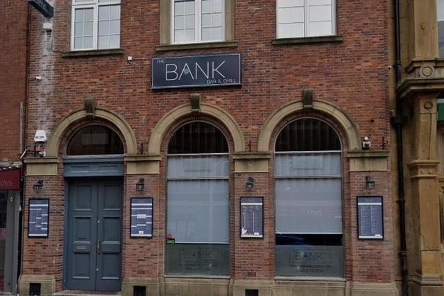 The Bank Bar and Grill on Corporation Street has a rating of 4.8 out of 5 from 931 Google reviews