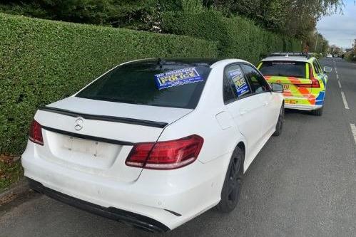 This car was spotted in Elswick and identified as being a clone. 
Not only was it on false plates but there was no MOT or tax and the driver was uninsured. 
The vehicle was seized and all offences reported.