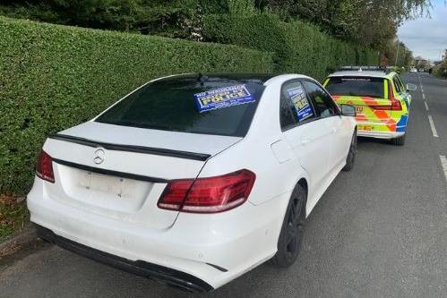 This car was spotted in Elswick and identified as being a clone.
Not only was it on false plates but there was no MOT or tax and the driver was uninsured.
The vehicle was seized and all offences reported.