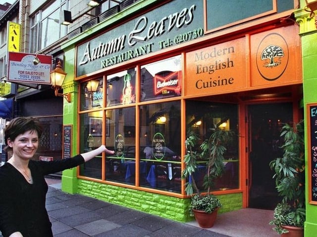 Sharon Astin at Autumn Leaves, Topping Street, 1999