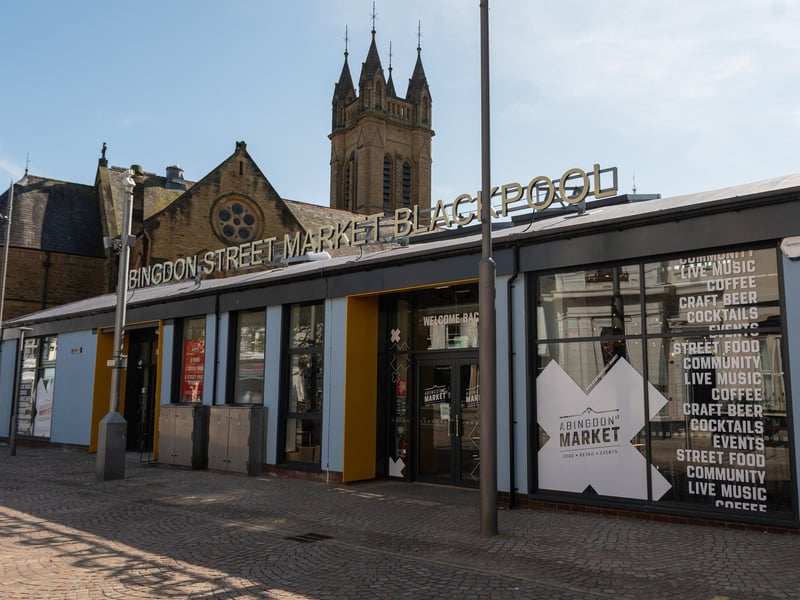 Exterior of Abingdon Street Market in Blackpool