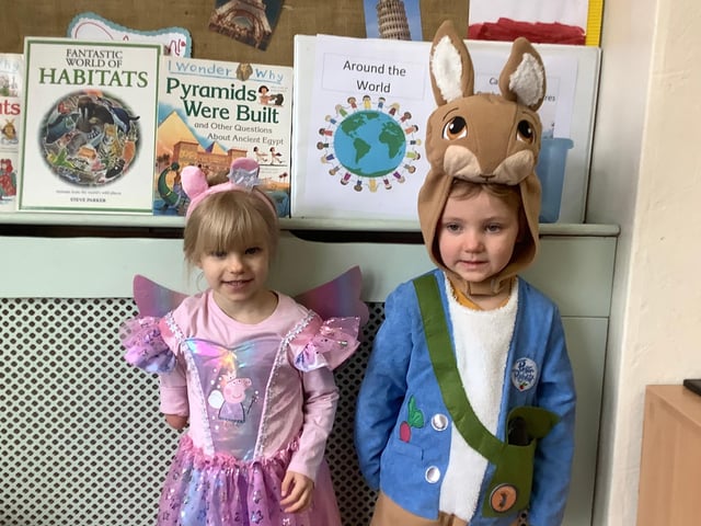 The children at Cherubs Nursery dressed up as their favourite story characters for World Book Day