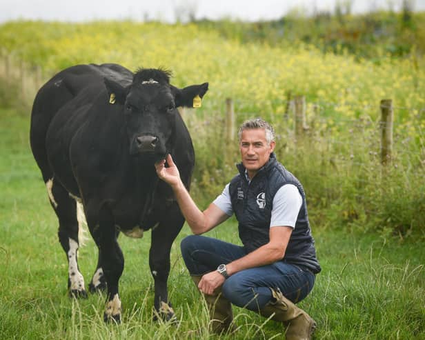 Cockerham farmer Philip Halhead is warning of the dangers of sky lanterns to wildlife and cattle  Photo: Dan Martino