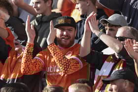 Blackpool fans enjoyed the 4-1 victory over Reading.
