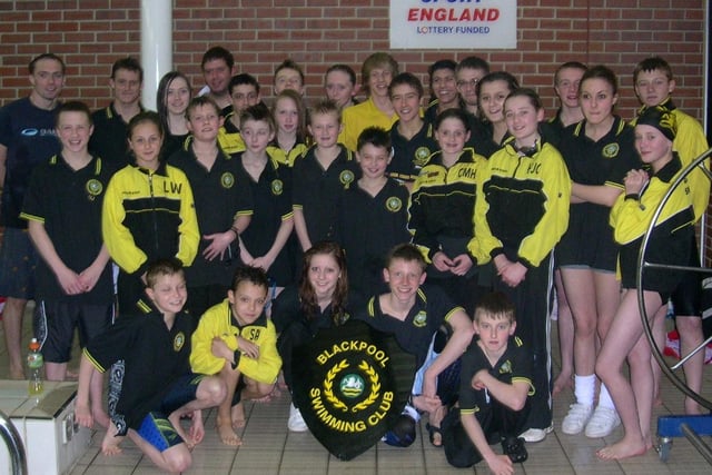 Blackpool Swimming Club winners at Palatine Leisure Centre