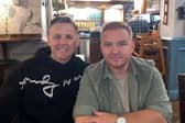 Joe (left) and Andy Gillett, from Wrea Green, who are taking on a Tough Mudder challenge in aid of Asto Clinics