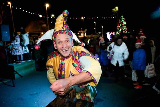 Steve Royle returns to switch on the Layton Christmas lights on Friday 24 November 2023.