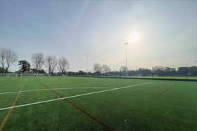 The new pitch at Stanley Park