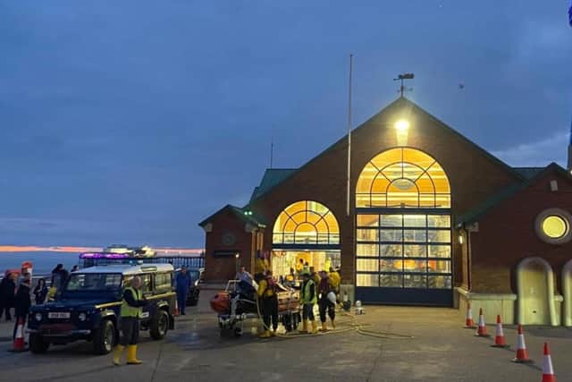 Blackpool RNLI were called out to rescue a person in the water