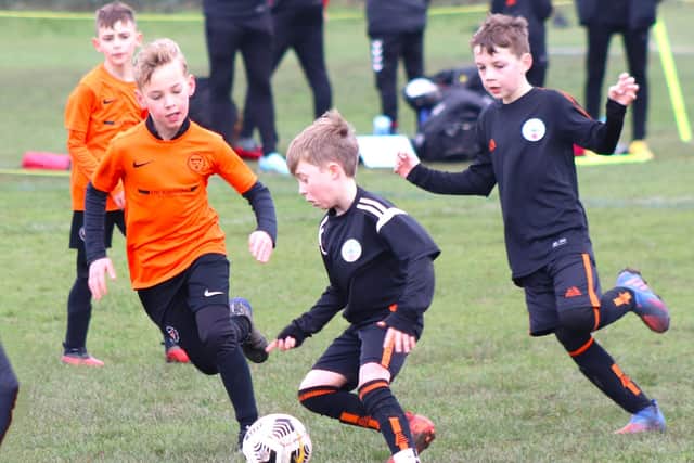 Poulton Town Panthers and YMCA Blacks served up an outstanding B&DYFL match of the week Picture: Karen Tebbutt
