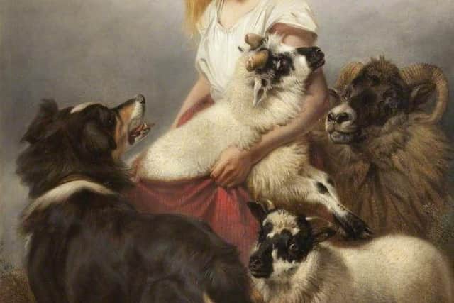 The Herd Lassie, 1876 Richard Ansdell RA
