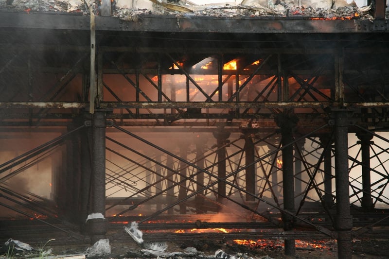 Lancashire Fire and Rescue photo of the scene