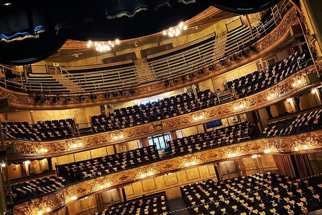 The stunning interior of Grand Theatre Blackpool