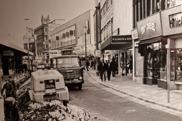 Can you remember when they pedestrianised Bank Hey Street?