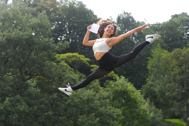 Grace Marshall - clearly very happy with her results!