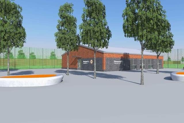 Artist's impression of the new sports facilities