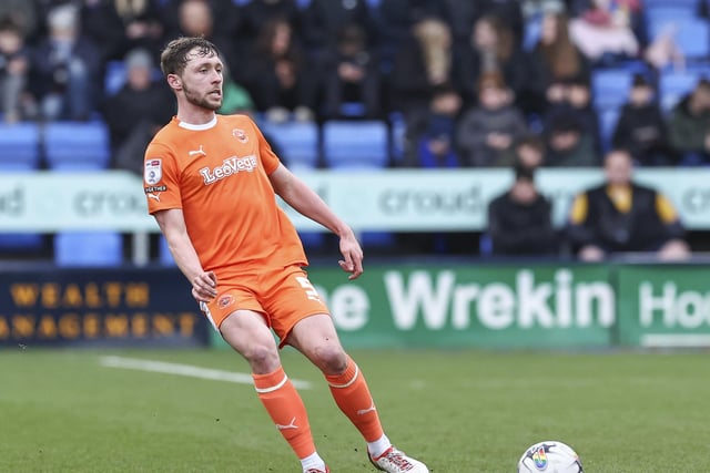 Matthew Pennington has been a solid number of Blackpool's back three since making the move to Bloomfield Road in the summer, making 28 appearances in total.