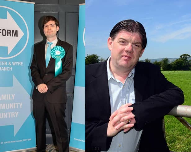 County Cllrs Matthew Salter and Ged Mirfin have both swapped the Conservative Party for Reform UK
