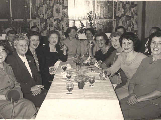 Marks and Spencers Christmas party 1958