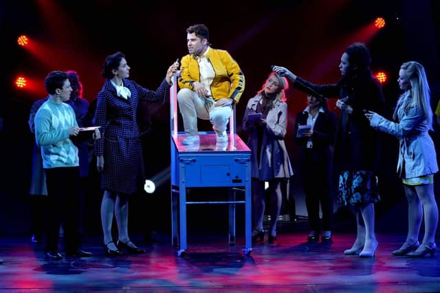 Joe McElderry performs in Tommy the rock musical at Blackpool Winter Gardens in 2015