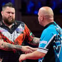 Michael Smith defeated Rob Cross in the Betfred World Matchplay at Blackpool's Winter Gardens Picture: Mark Robinson/PDC