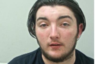 Patrick Gavin, 21, from Morecambe, is wanted in connection with an assault in the town on Thursday, March 31 where a woman was pulled to the ground and kicked repeatedly