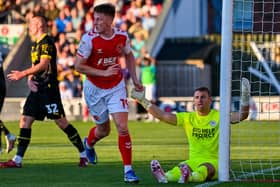 Ged Garner scored Fleetwood Town's winner on Tuesday night Picture: Adam Gee