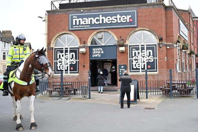 Police were called to The Manchester pub on the Promenade, Blackpool after a man was reportedly assaulted by security at around 9.30 on Saturday, October 21